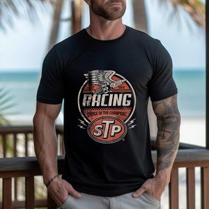 Stp Vintage Racing T-shirt Black Unisextee